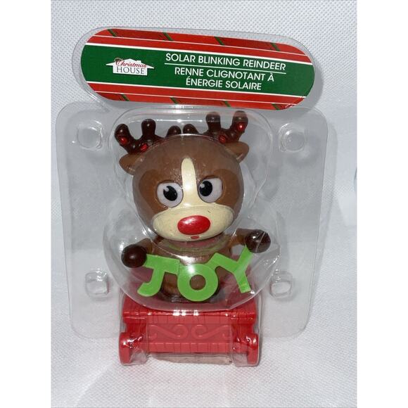 NEW SOLAR DANCER CHRISTMAS RUDOLPH REINDEER HOLIDAY DECOR LOT/45 - Picture 1 of 6